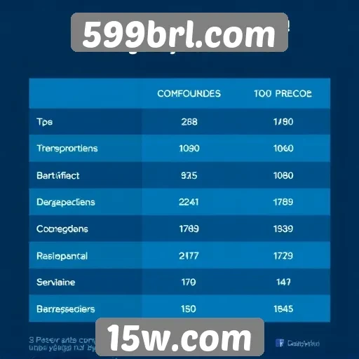 Comparação entre 599brl.com e concorrentes do setor