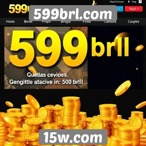 Promoções e bônus oferecidos no site 599brl.com